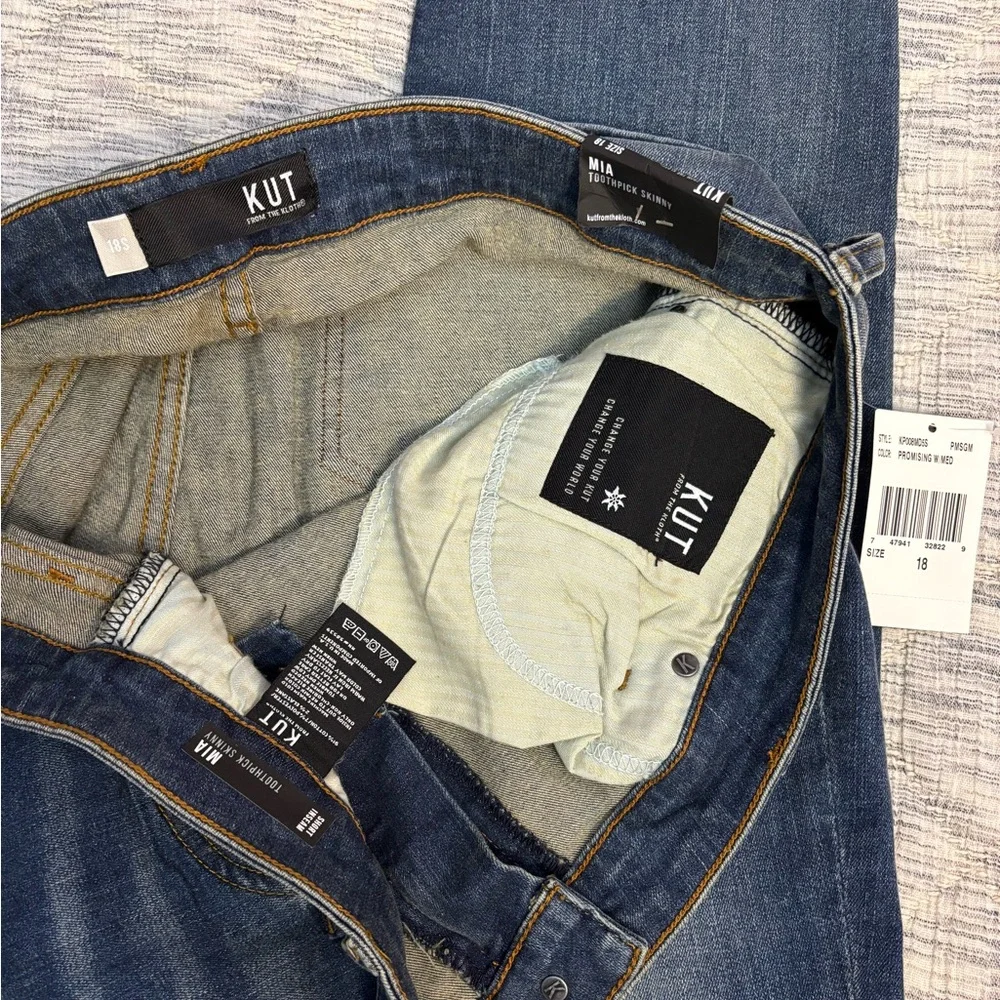 KUT From The Kloth Mia Toothpick Skinny Jeans Sz 18 NWT | KUT Women Skinny Jean- - Picture 10 of 10